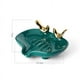 thumbnail image 2 of Jabonera de cerámica con soporte para jabonera autodrenante con pájaro, suave, de alto brillo, para baño, cocina, bandeja de joyería, plato de baratijas, decoración del hogar, verde Sailing  Electrónica, 2 of 5