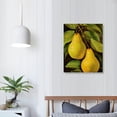 thumbnail image 3 of Nawypu Canvas Wall Art for Bedroom Wall Decor Vintage Pears On A Yellow Background Wall Paintings Canvas Prints for Living Room Office Home Wall Decorations Framed, 3 of 4