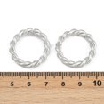 100pc Aluminum Quick Link Connectors Twisted Round Ring Silver 24~24 ...