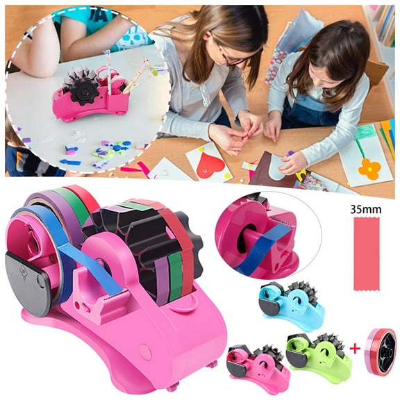 Huayishang Tools Clearance, Multiple Roll Cut Heat Tape Dispenser Sublimation for Heat Transfer Tape Home Essentials Green