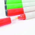 thumbnail image 3 of 1PACK U BRANDS Bullet Tip Low-Odor Liquid Glass Markers with Erasers, Assorted Colors, 12/Pack, 3 of 5