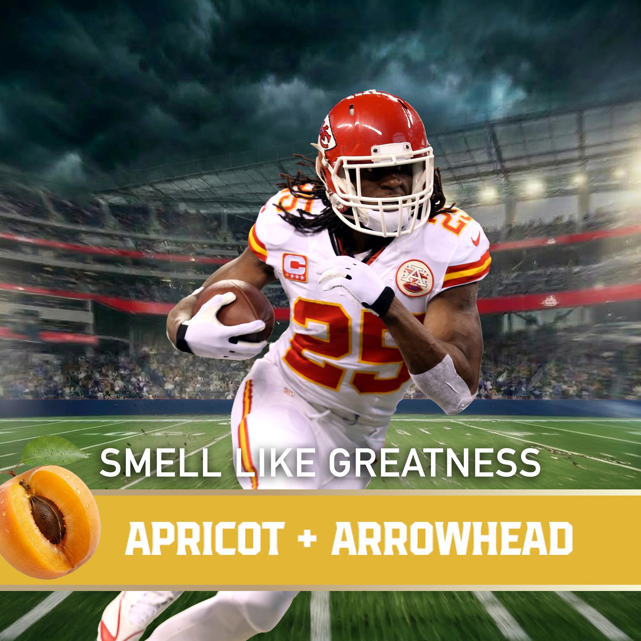 Old Spice Body Wash for Men, NFL Collection, Jamaal Charles, Scent of Apricot + Arrowhead, 24 fl oz