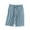 Light Blue, variant on Women's Modal Cotton Shorts Casual Elastic High Waisted Knee Length Summer Sleep Lounge Shorts with Pockets