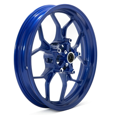 Blue 17x2.75" Front Wheel Tubeless for Yamaha MT-03 20-22/ MT-25 2018-2021/ YZF-R3 15-22/ R25 2018-2020