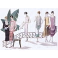 thumbnail image 2 of Paris Fashions Spring 1925 Poster Print By Mary Evans Jazz Age Club Collection, 2 of 2