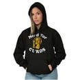 thumbnail image 3 of Nerd for Curds Wisconsin Cheese Lover Unisex Plus Fleece Graphic Hoodie Brisco Brands 2X, 3 of 5