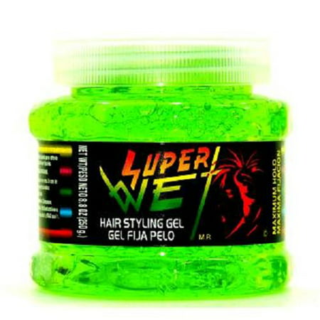 Product Of Super Wet, Hair Styling Gel - Maximum Hold (Green), Count 1 - Hair Care Products / Grab Varieties & (Best Deal On Wen Hair Products)