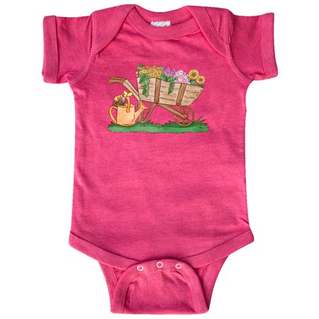 

Inktastic Flower Wheelbarrow Gift Baby Boy or Baby Girl Bodysuit