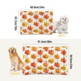 thumbnail image 3 of Iauyy 36x24in Washable Dog Bed Mats, 4cm Thick Comfort Pet Bed with Non-Slip Bottom for Crates, Indoors & Outdoors - Puppy Essentials,Maple Leaf, 3 of 5