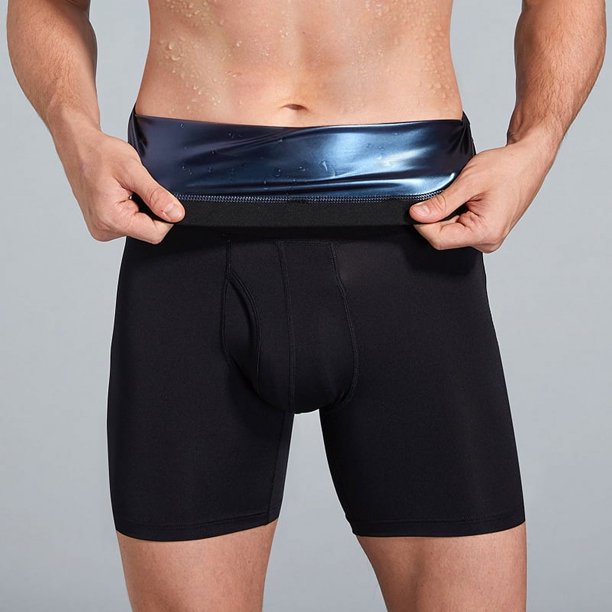 Pantalones deportivos de cintura alta para hombre, ajustados, para correr, para hacer ejercicio, que absorben el calor, pantalones cortos transpirables