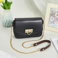thumbnail image 3 of 46.46 Inch PU Leather Purse Handles Gold Chain Strap Leather Shoulder Crossbody Chain Handbag Replacement Strap Imitation Leather, 3 of 8