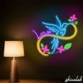 thumbnail image 3 of Shinelab Hummingbird Love Infinity Neon Sign, Anniversary Gift, Wedding Wall Decor 15785, 3 of 3