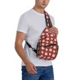 thumbnail image 6 of Lsque Cute Pig with Coins Pattern Cross Chest Bag Diagonally – Premium Durable Front Chest Sling with Adjustable Padded Strap, High-Capacity Storage, 6 of 7