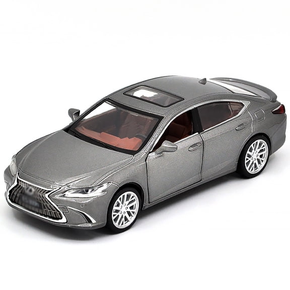 The 1:32 scale is suitable for the Lexus ES300H alloy die-cast car model, equipped with opening doors, lights, sound and spring-back function. Boys' toy car, children's birthday gift toy car.
