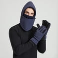 thumbnail image 2 of RYDCOT Men Winter Hat and Golves 2 Piece Set Include Fleece Lined Trapper Hat and Windproof Waterproof Ski Touching Gloves, 2 of 6