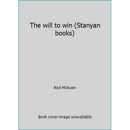 The will to win (Stanyan books), Used [Hardcover]