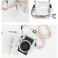 thumbnail image 2 of Portable Protective Case Scratch Proof Crystal for Fuji Instant Camera Hollow Button, 2 of 9