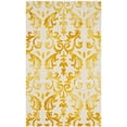 thumbnail image 2 of Safavieh Dip Dye Ernest Distressed Area Rug, Ivory/Gold, 3' x 5', 2 of 13