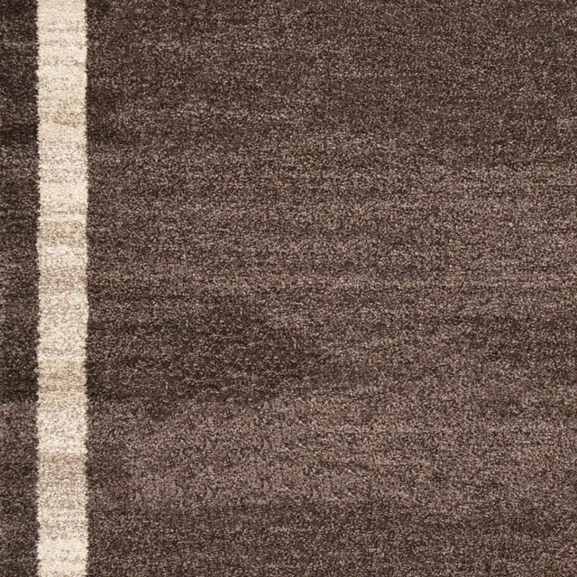 Unique Loom Del Mar Collection Tapis de Transition Contemporain, 6' x 9', Brun/ivoire