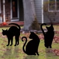 thumbnail image 2 of Siluetas de gatos negros para Halloween Yard Decoración Fun World, paquete de 3, 2 of 5