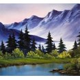 thumbnail image 3 of Bob Ross "Royal Mountains" CUSTOM FRAMED ART Generic, 3 of 3