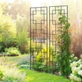 thumbnail image 2 of Outsunny Treillis de Jardin de 72 Pouces, Lot de 2, pour Roses, Vigne, Concombre, Clématite, 2 of 10