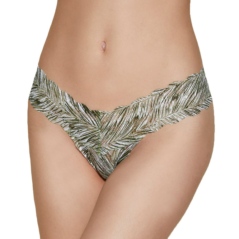 Cosabella Never Say Never Printed Cutie Thong (NEVEP0321),Palm Aloe 