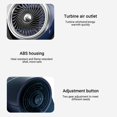 thumbnail image 5 of Car Heater Defrost Heater 12v 120w Portable Windscreen Fan With High Power Car Heater Fan For Fast Heating Defrost Defogger (navy-12v), 5 of 5