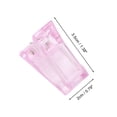 thumbnail image 2 of Unique Bargains 10 Pcs Transparent Nail Extension Clip for DIY for Home for Nails Pink, 2 of 7