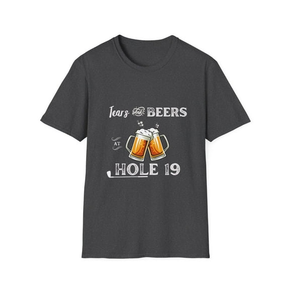 Hole 19 Golf T-Shirt | Funny Golf Shirt for Dad, Brother, Boyfriend | Christmas, Birthday, Father’s Day Golf Gift | Gildan Softstyle 64000 | Golf Dad Tee