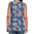 thumbnail image 3 of FIUFY Womens Tank Tops Sleeveless Button Down Shirts V Neck Tie Front Knot Tunic Blouses, 3 of 4