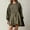 Army Green, variant on Lilgiuy Trendy Women's Casual Over Sized Sweatshirt Long Sleeve Dress Round-Neck Ladies Patchwork Mini Dresses for Photo-shoot