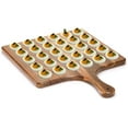 thumbnail image 3 of 30 Holes Reversible Wooden Deviled Egg Platter with Handle, Acacia Wood Deviled Egg Tray Charcuterie Board, Deviled Egg Holder, 17"x13"$$Home Decor, Kitchen, & Other, 3 of 7