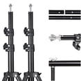 thumbnail image 3 of 7x10Ft Photography Background Backdrop Support Stand Kit For Live Stream 2 Packs, 3 of 11