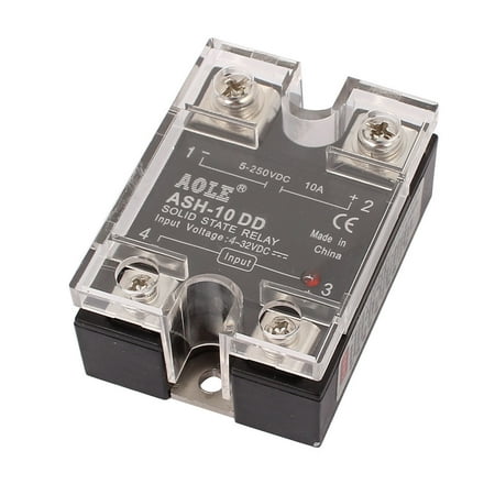 ASH-10DD 3-32VDC to 5-80VDC 10A Single Phase Solid State DC-DC Relay price history on PriceWatchPro