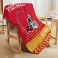 thumbnail image 6 of City Classic Football Blanket Football Decor Throw Blanket Football Fans Gifts Super Warm Soft Cozy Plush Lightweight Flannel Fleece Travel Bedding Blanket for Couch Kids Adults Women Man 60"X50", 6 of 6