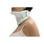 ITA-MED Rigid Plastic Cervical Collar with Chin Support, Neck Brace: CC-265 Medium