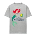 thumbnail image 1 of The Little Mermaid Womens Ariel & Flounder Heather T-Shirt, 1 of 6