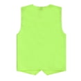 thumbnail image 3 of Miaeowve Kid Girls Boys Volunteer Vest Solid Color Irregular Hem Volunteers Activity Waistcoat Fluorescent Green M/11, 3 of 5