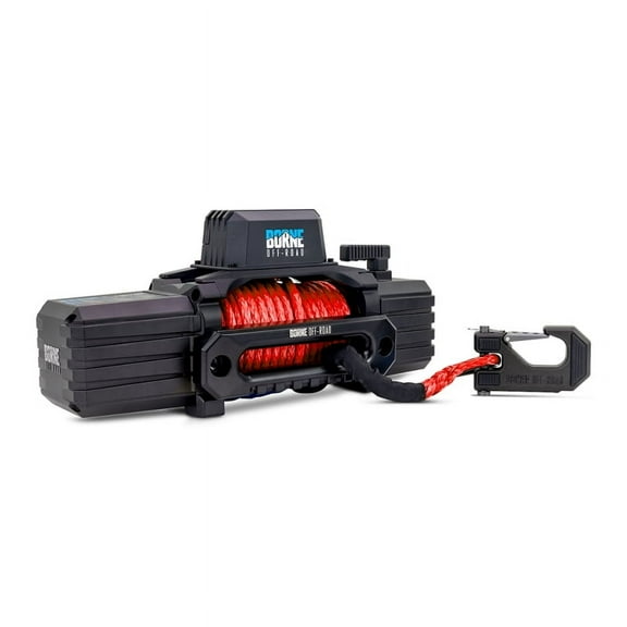 Borne Off-Road 10K Winch Red Synthetic Rope