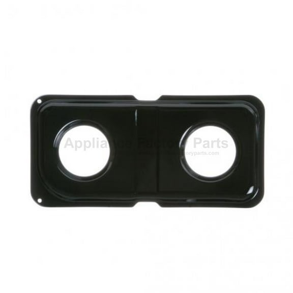 General Electric RANGE DOUBLE DRIP PANLEFTBLACK PORCLN WB34K10010