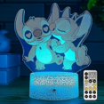 thumbnail image 1 of Stitch Gifts For Girls Stitch Night Light With Timer Remote Smart Touch 7 Colors Changing Dimmable Stitch Lamp Cool Room Decor BedsideYOUYOU, 1 of 4