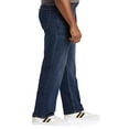 thumbnail image 3 of Big + Tall Essentials by DXL Men's Big and Tall  Men's Relaxed-Fit Jeans, Dark Wash, 60W X 28L 60 x 28, 3 of 6