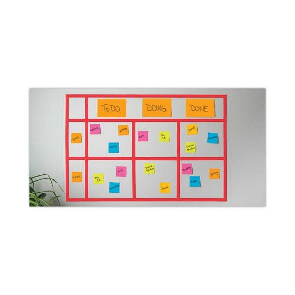 Meeting Notes in Energy Boost Collection Colors, 8" x 6", 45 Sheets/Pad, 4 Pads/Pack | Bundle of 10 Packs