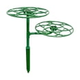 thumbnail image 1 of LOVIVER Plant Stakes Adjustable Height Flower Support for Roses Peonies Balcony 2 Tier, 1 of 8