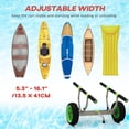thumbnail image 3 of CoSoTower Chariot de Kayak Dolly Chariot de Kayak avec Largeur Réglable Vert, 3 of 7