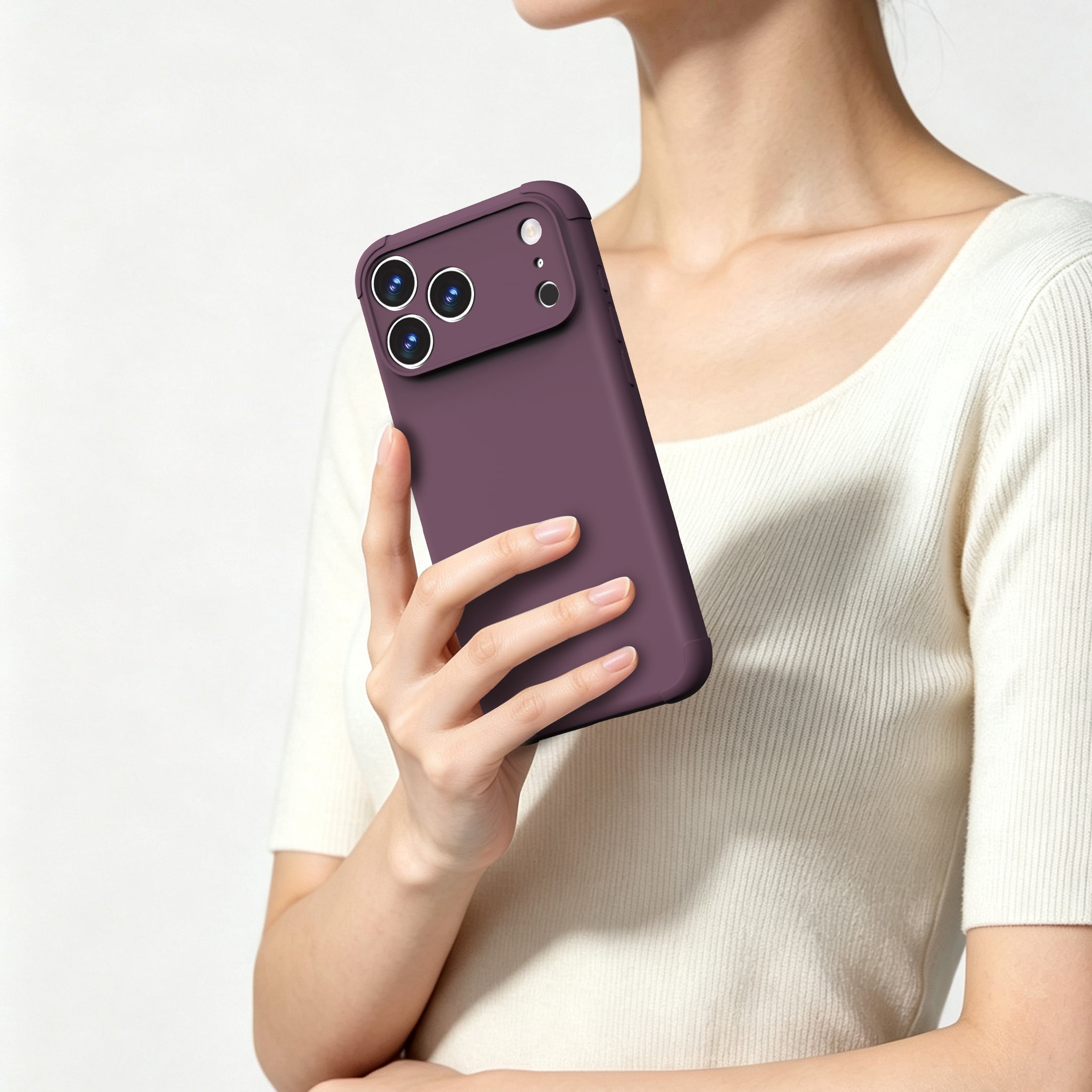 onn iPhone 18 Pro Max and iPhone 17 Pro Max Phone Case with MagSafe, Blackberry