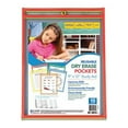 thumbnail image 4 of Reusable Dry Erase Pockets 9 x 12, Assorted Primary Colors, 10/Pack, 4 of 6