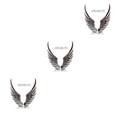 thumbnail image 4 of Transemion Silver Easy To Install Car Sticker Cool Style For Motorcycles Non-fading Car Accessories Stickers silver 3Set, 4 of 5
