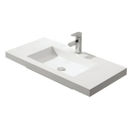 Empire Industries Diamond Stone Solid Surface 43 Single Bathroom Empire Industries Diamond Stone Solid Surface 43 Single Bathroom Vanity Top
